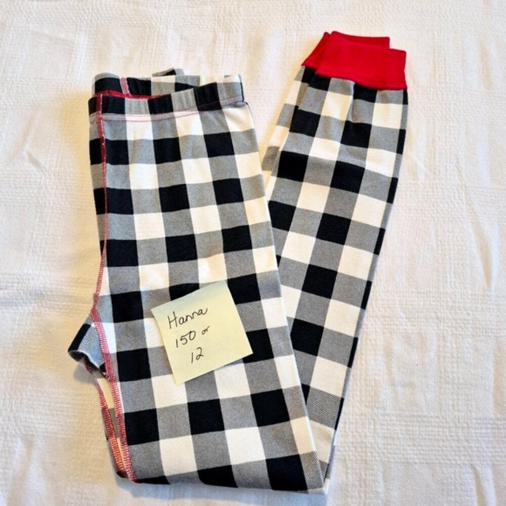Hanna Andersson girls size 150 or 12 gingham design unisex